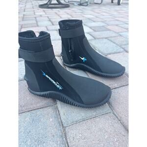 Jsnorklet Diving Wetsuit Booties w/ Anti-Slip Sole for Water Sports Unisex